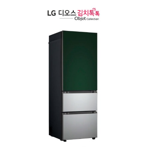 LG 디오스 김치톡톡 오브제컬렉션 스탠드형 김치냉장고 렌탈 323L 그린 실버 Z331SGS151  300리터 의무사용3-5년 등록비0