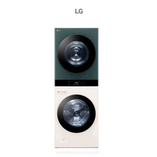 LG 트롬 오브제컬렉션 워시타워 세탁기 25kg + 건조기 21kg WL21EGN 약정5년