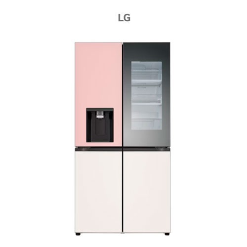 LG 노크온 오브제컬렉션 얼음정수기냉장고 820L 800리터냉장고 W824GPB472 약정5년