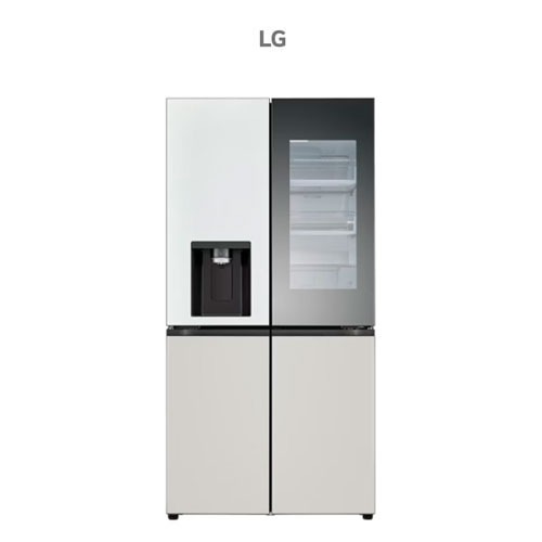 LG 노크온 오브제컬렉션 얼음정수기냉장고 820L 800리터냉장고 W824MWG472 약정5년
