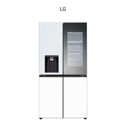 LG 노크온 오브제컬렉션 얼음정수기냉장고 820L 800리터냉장고 W824GYW472 약정5년